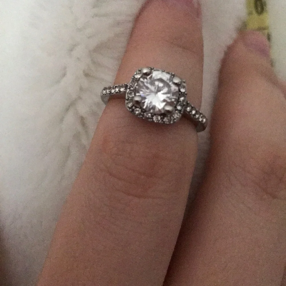 925 White Sapphire Ring